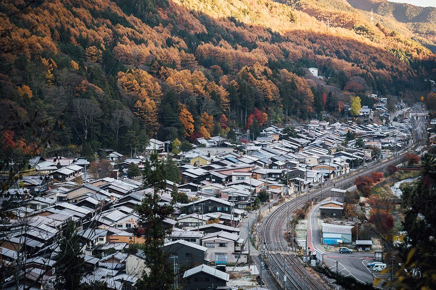 奈良井宿の建築